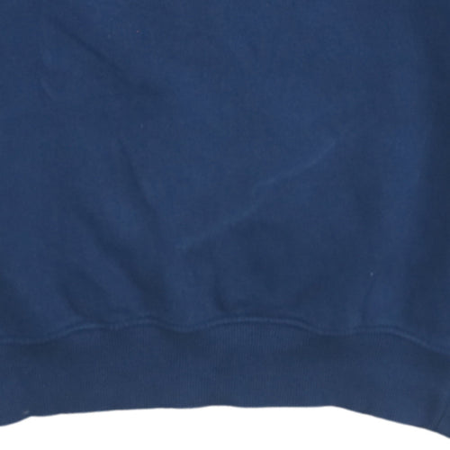 Ellesse Women's Navy Blue Logo Pullover Sweatshirt UK 8