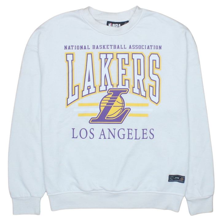 Primark Women White Los Angeles Lakers NBA Sweatshirt 2XS