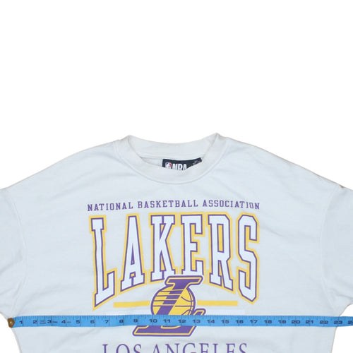 Primark Women White Los Angeles Lakers NBA Sweatshirt 2XS