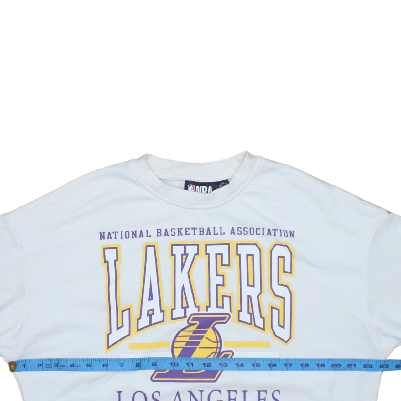 Primark Women White Los Angeles Lakers NBA Sweatshirt 2XS