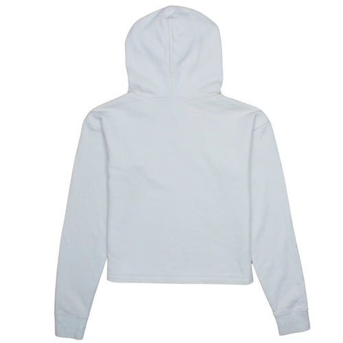 Adidas Women White Pullover Hoodie XS Cotton Logo Sweatshirt