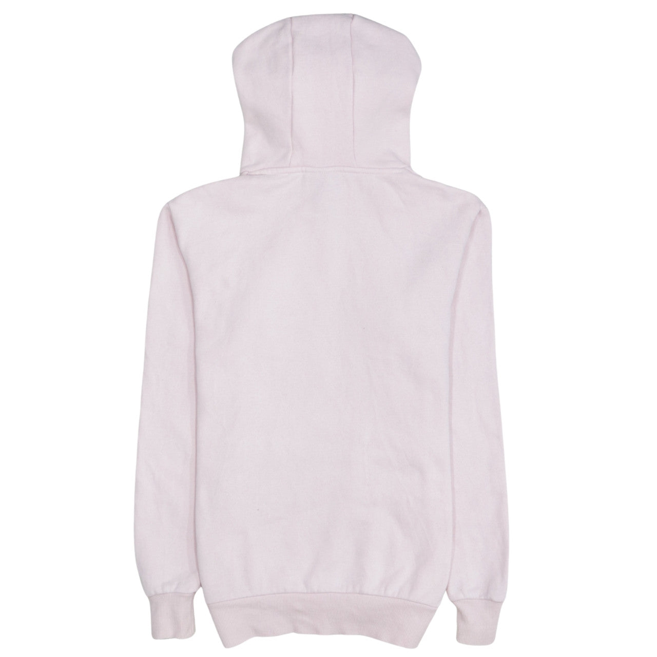Ellesse Womens Pink Pullover Hoodie UK 6 Classic Logo Cotton Blend
