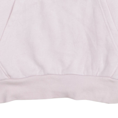 Ellesse Womens Pink Pullover Hoodie UK 6 Classic Logo Cotton Blend