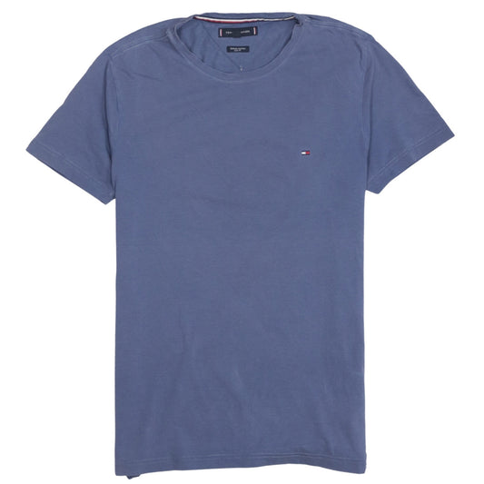 Tommy Hilfiger Men's Blue Slim Fit Organic Cotton T-Shirt M