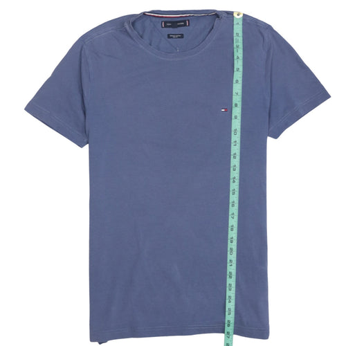 Tommy Hilfiger Men's Blue Slim Fit Organic Cotton T-Shirt M