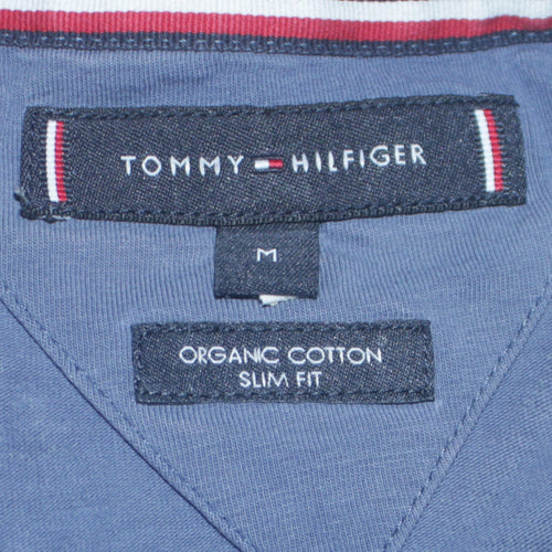 Tommy Hilfiger Men's Blue Slim Fit Organic Cotton T-Shirt M