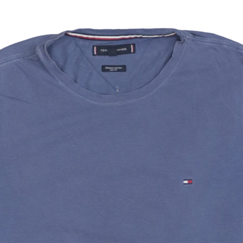 Tommy Hilfiger Men's Blue Slim Fit Organic Cotton T-Shirt M