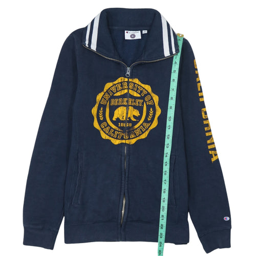 Champion Men's Blue Full Zip University Sweatshirt M