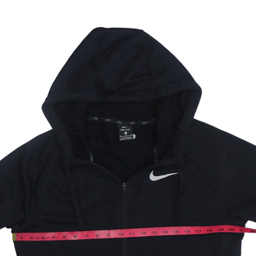 Nike Men's Black Dri-FIT Full Zip Hoodie Size M Lightweight Sportswear