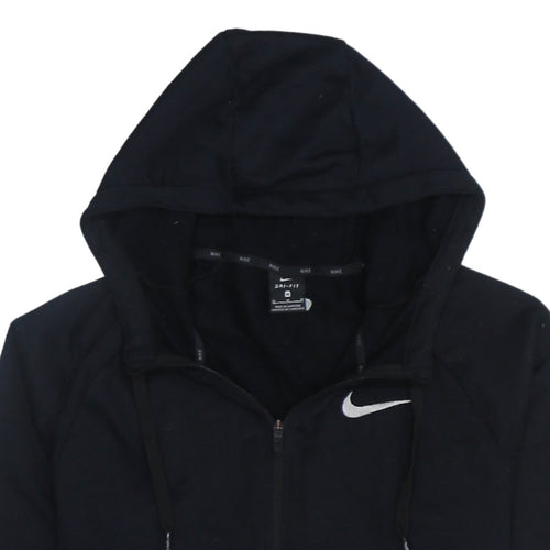 Nike Men's Black Dri-FIT Full Zip Hoodie Size M Lightweight Sportswear