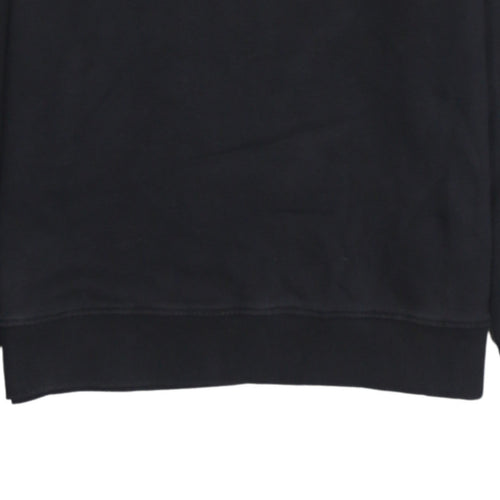 Tommy Hilfiger Boys Black Logo Crew Neck Sweatshirt Size 16 Years