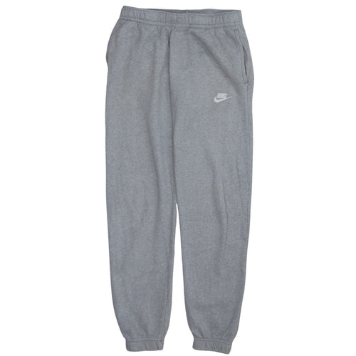 Nike Men's Grey Regular Fit Fleece Sweatpants Size S