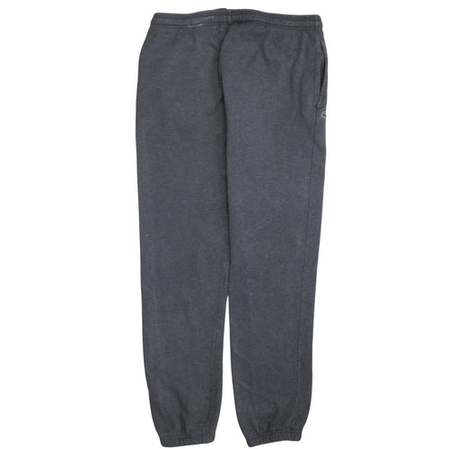 Lacoste Sport Men Grey Jogger Trousers Size S Cotton Blend