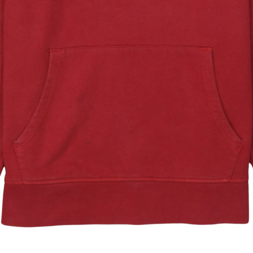 Tommy Hilfiger Men's Red XL Pullover Hoodie Logo Cotton Blend