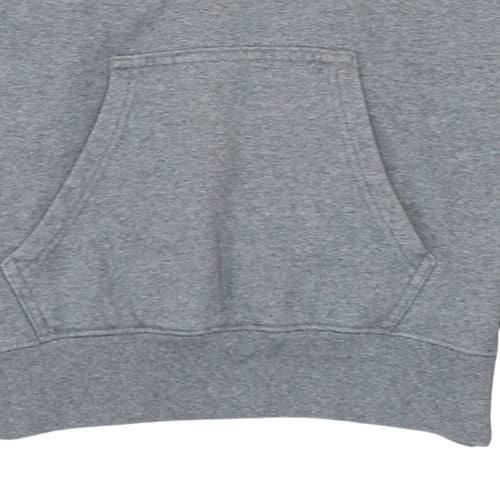 Champion Womens Grey XS Pullover Hoodie with Logo
