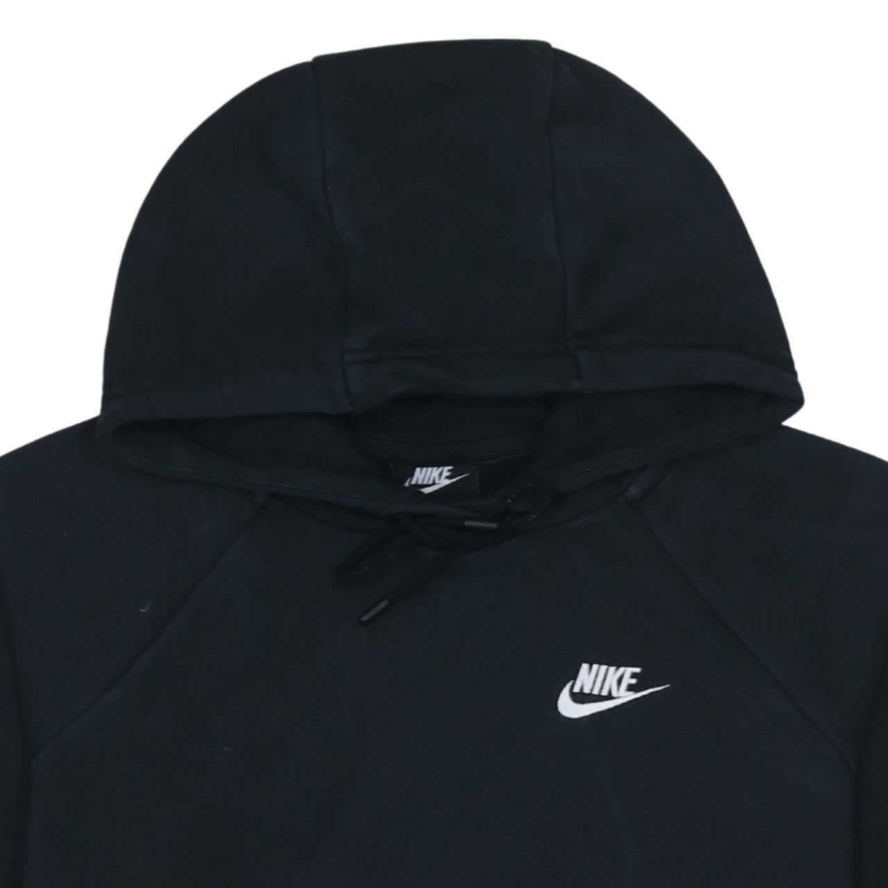 Nike Womens Black XS Pullover Hoodie with Logo Design