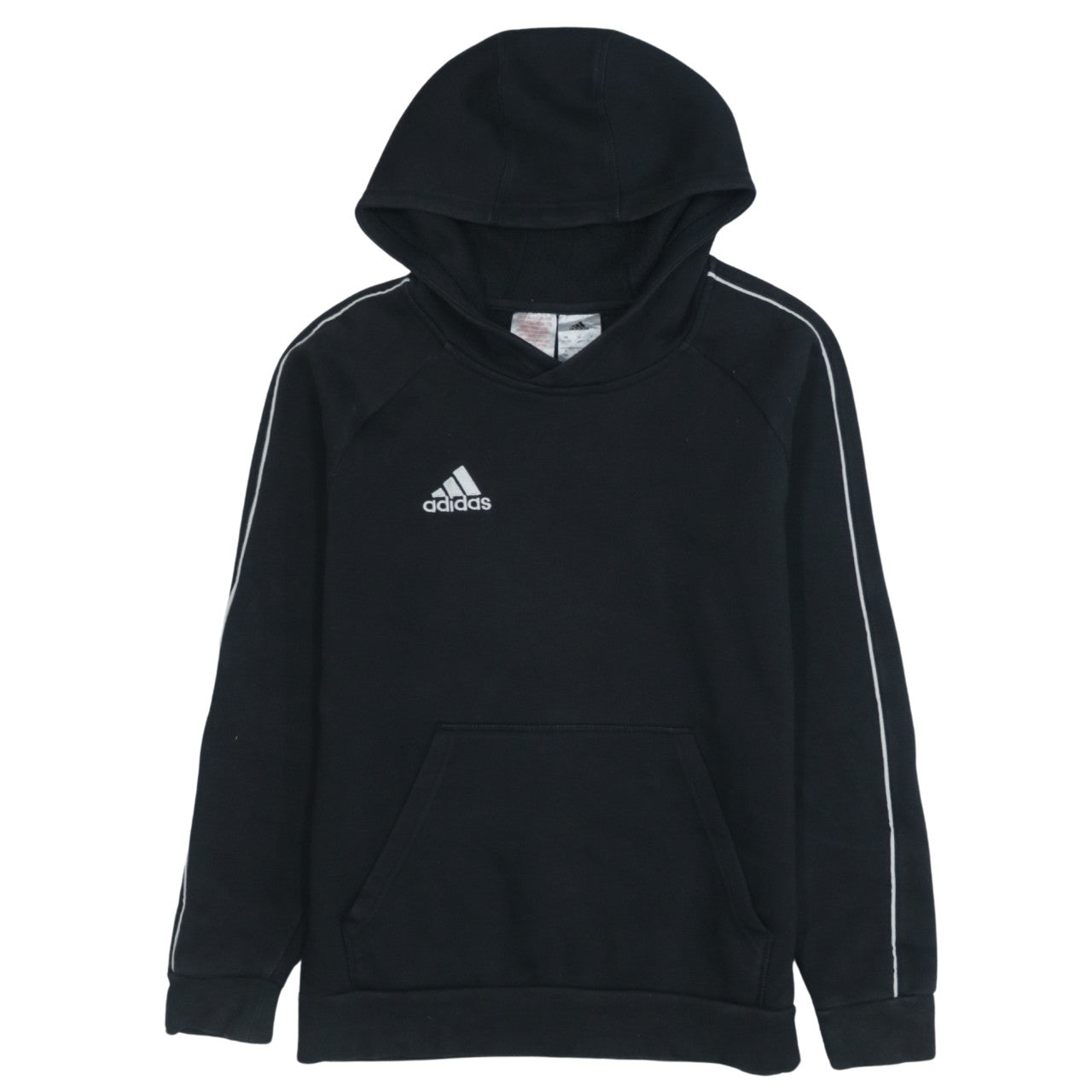 Adidas Boys Black Hoodie 13-14 Years Pullover Sportswear Sweatshirt