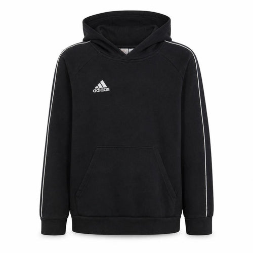 Adidas Boys Black Hoodie 13-14 Years Pullover Sportswear Sweatshirt