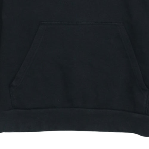 Adidas Boys Black Hoodie 13-14 Years Pullover Sportswear Sweatshirt