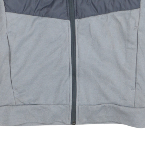 The North Face Boys Grey Hooded Full Zip Puffer Jacket 18-20 Years