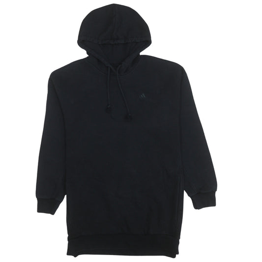 Adidas Womens Black Pullover Hoodie Size S - Casual Hooded Sweatshirt