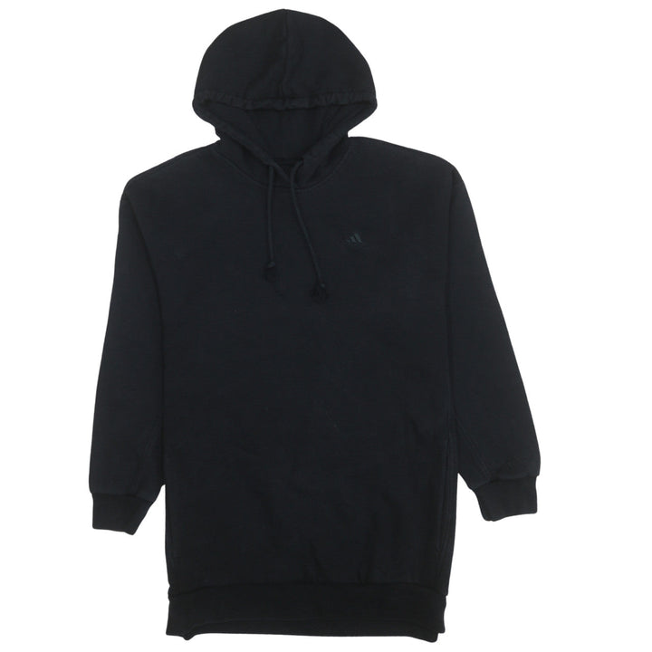 Adidas Womens Black Pullover Hoodie Size S - Casual Hooded Sweatshirt