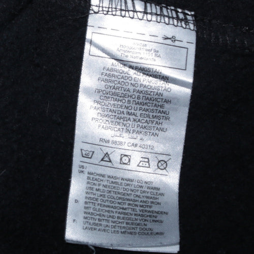Adidas Womens Black Pullover Hoodie Size S - Casual Hooded Sweatshirt