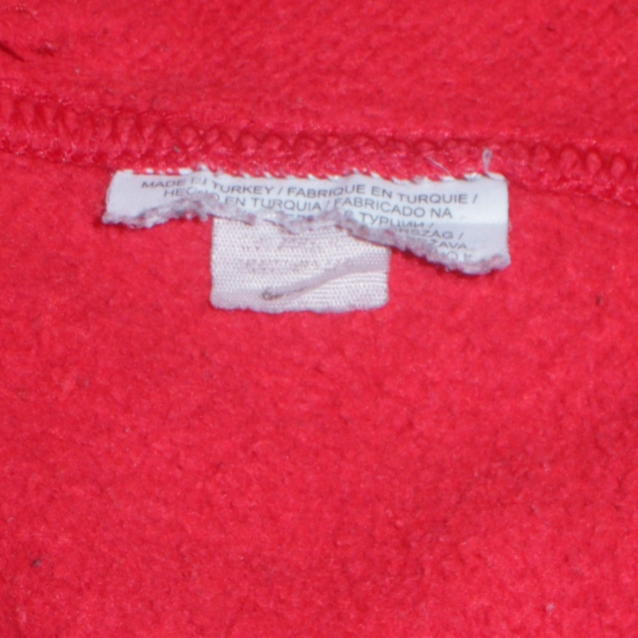 Nike Men's Red Crew Neck Pullover Sweatshirt Size S