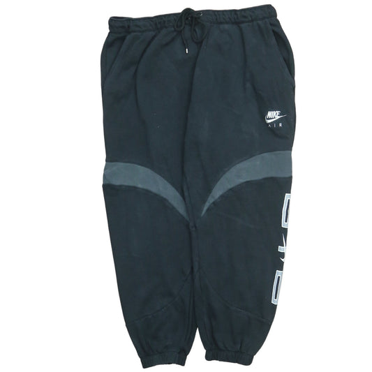 Nike Air Womens Black XL Jogger Sweatpants Fleece Logo Sportswear