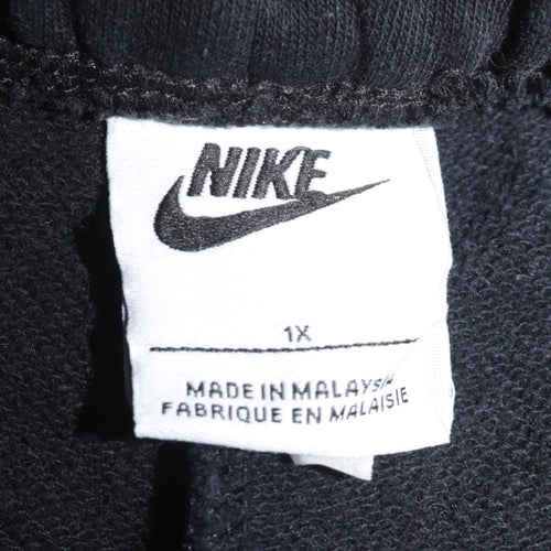 Nike Air Womens Black XL Jogger Sweatpants Fleece Logo Sportswear