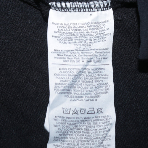 Nike Air Womens Black XL Jogger Sweatpants Fleece Logo Sportswear