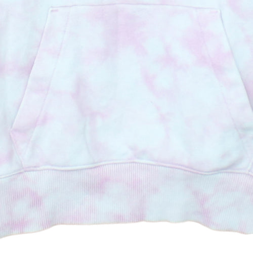 Champion Womens XS Pink Tie Dye Pullover Hoodie Sweatshirt