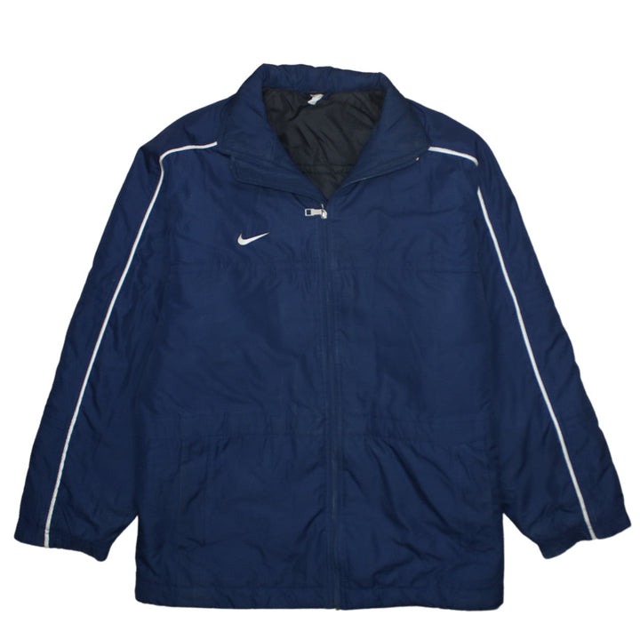 Nike Men’s Blue Full Zip Puffer Jacket Size M Regular Fit
