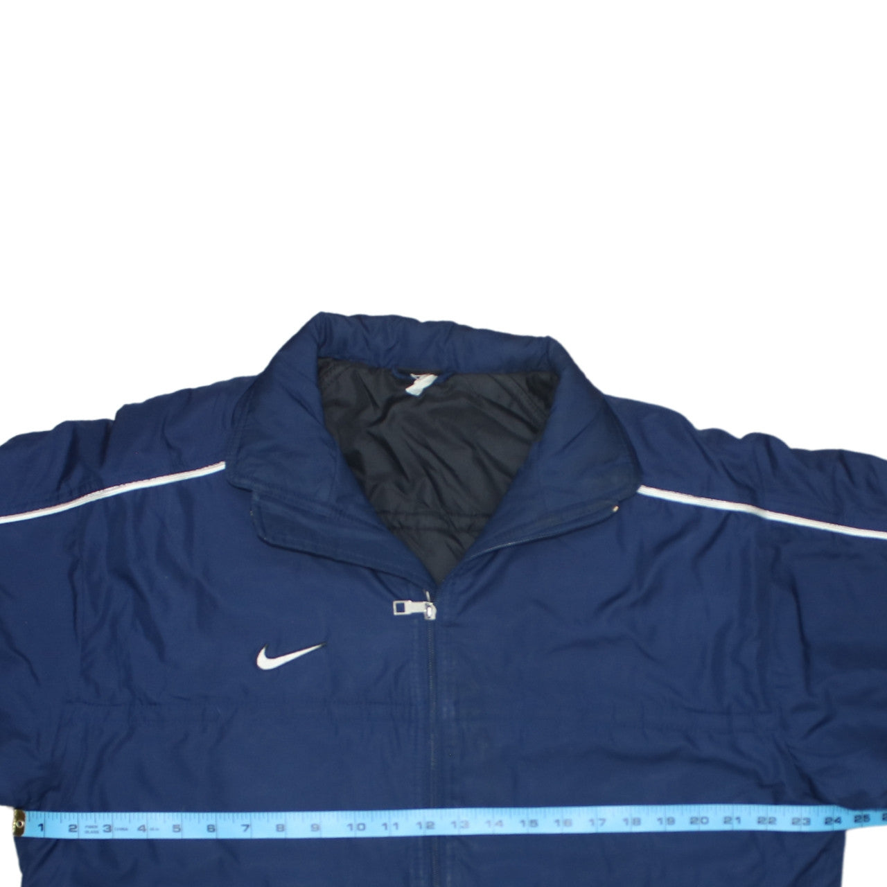 Nike Men’s Blue Full Zip Puffer Jacket Size M Regular Fit