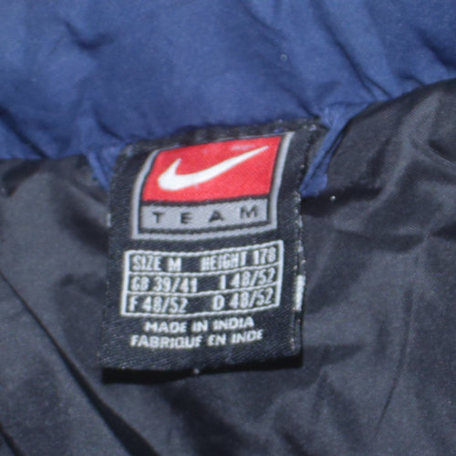 Nike Men’s Blue Full Zip Puffer Jacket Size M Regular Fit