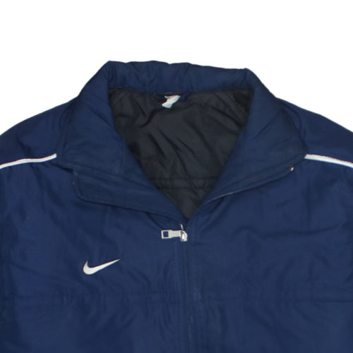 Nike Men’s Blue Full Zip Puffer Jacket Size M Regular Fit