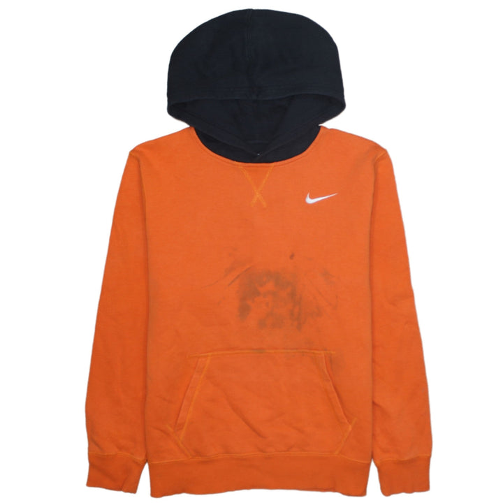 Nike Boys Orange Pullover Hoodie XL (13-15 Years) Hooded Sweatshirt