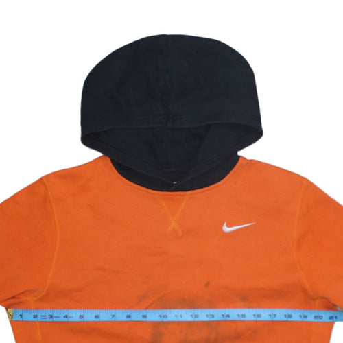 Nike Boys Orange Pullover Hoodie XL (13-15 Years) Hooded Sweatshirt