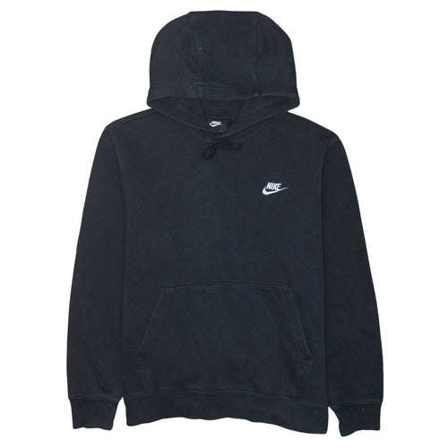 Nike Men's Black Pullover Hoodie Hoodie M Logo Fleece Sweatshirt