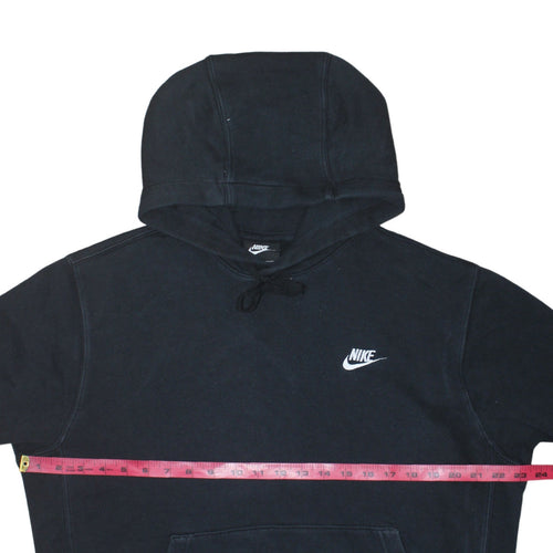 Nike Men's Black Pullover Hoodie Hoodie M Logo Fleece Sweatshirt