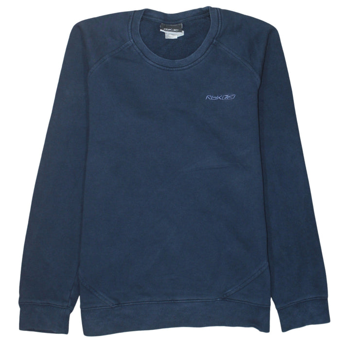 Reebok Men's Blue Crew Neck Sweatshirt M Pullover Sportswear