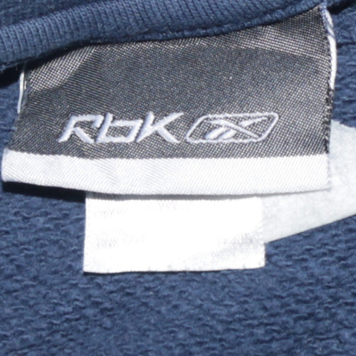 Reebok Men's Blue Crew Neck Sweatshirt M Pullover Sportswear