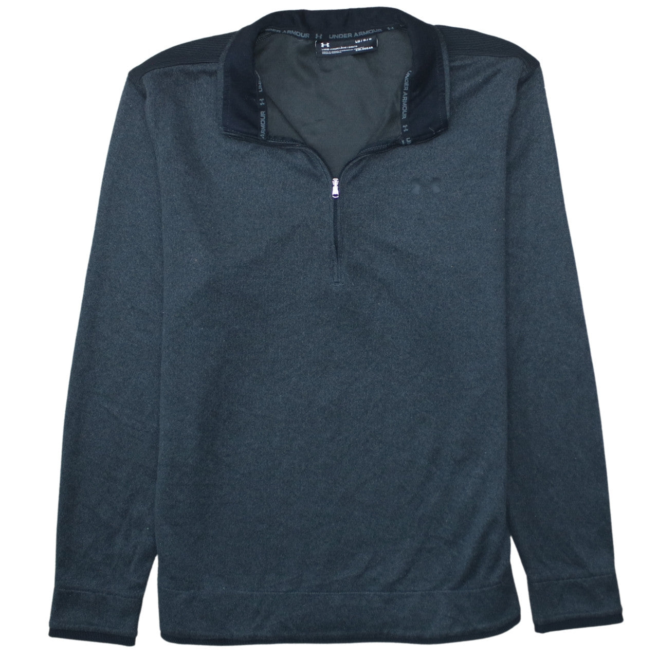 Under Armour Men’s Grey 1/4 Zip ColdGear Sweatshirt Size L