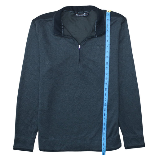Under Armour Men’s Grey 1/4 Zip ColdGear Sweatshirt Size L