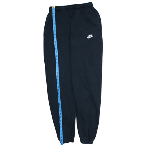 Nike Men's Black Small Fleece Sweatpants Tapered Fit