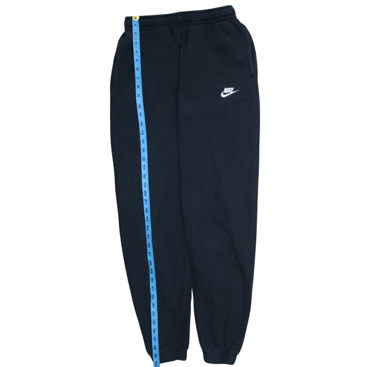 Nike Men's Black Small Fleece Sweatpants Tapered Fit