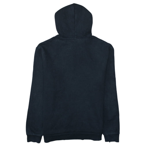 Fila Mens Black Pullover Hoodie Medium Logo Graphic Sweatshirt