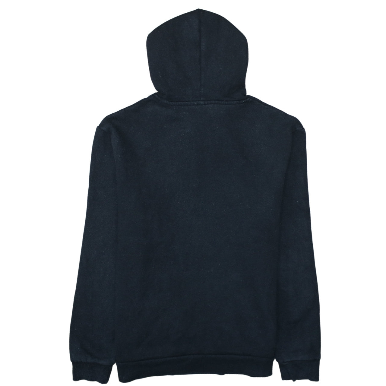 Fila Mens Black Pullover Hoodie Medium Logo Graphic Sweatshirt