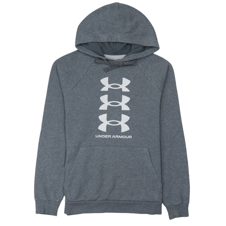 Under Armour Men’s Grey Pullover Hoodie Small Relaxed Fit Sportswear