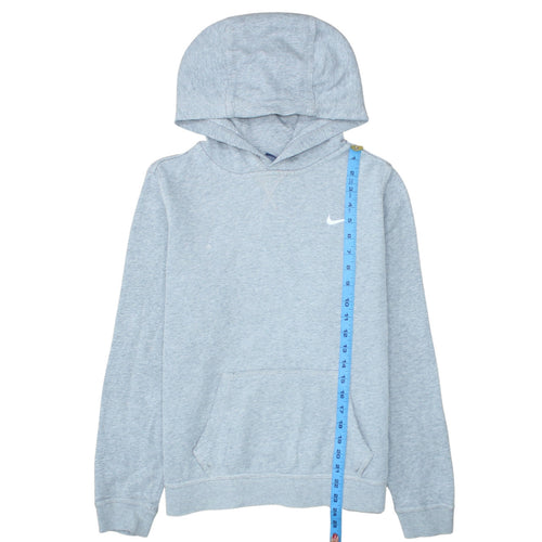 Nike Boys Grey Pullover Hoodie XL 14-15 Years Cotton Blend Casual